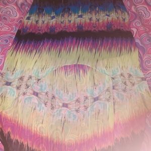 Cute asymmetrical skirt multi colored